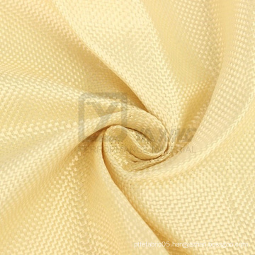 Woven Aramid Cloth Plain Color Yellow Aramid Fabric